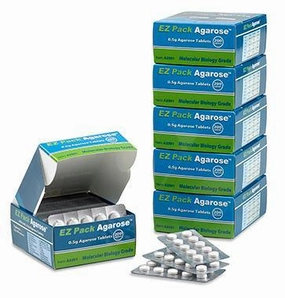 Benchmark A2505 EZ Pack Agarose Tablets. pack of 1000 tablets (500g)