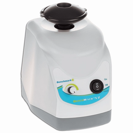 Benchmark BV1003 BenchMixer V2 Vortex Mixer with flip top cup head