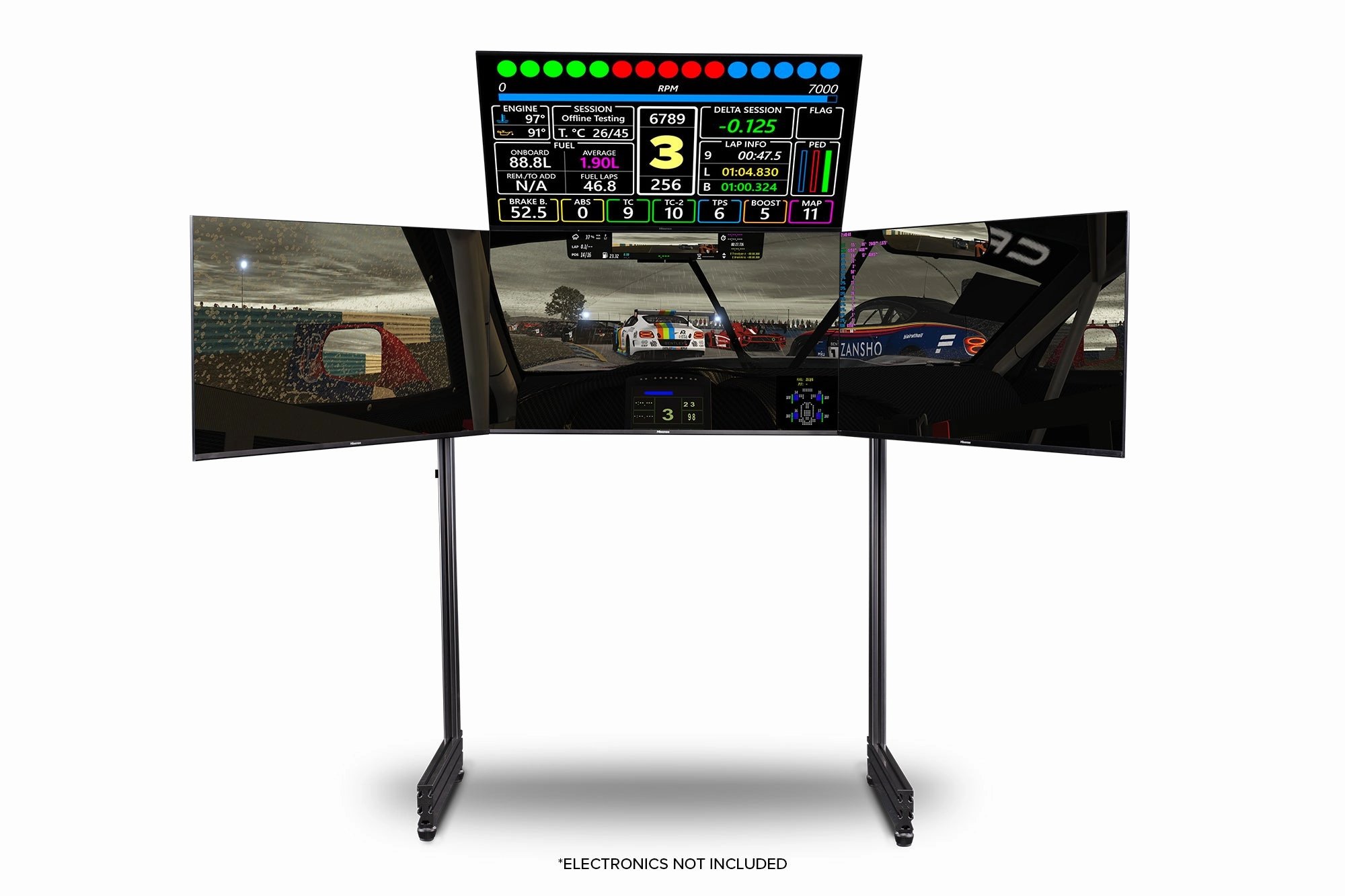Next Level Racing NLR-E008 Elite Freestanding Quad Monitor Stand