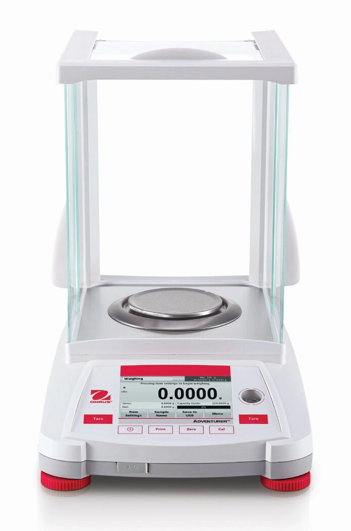 OHAUS AX224 ADVENTURER ANALYTICAL BALANCE 220g 0.0001g 0.1mg - 2 YEAR WARRANTY