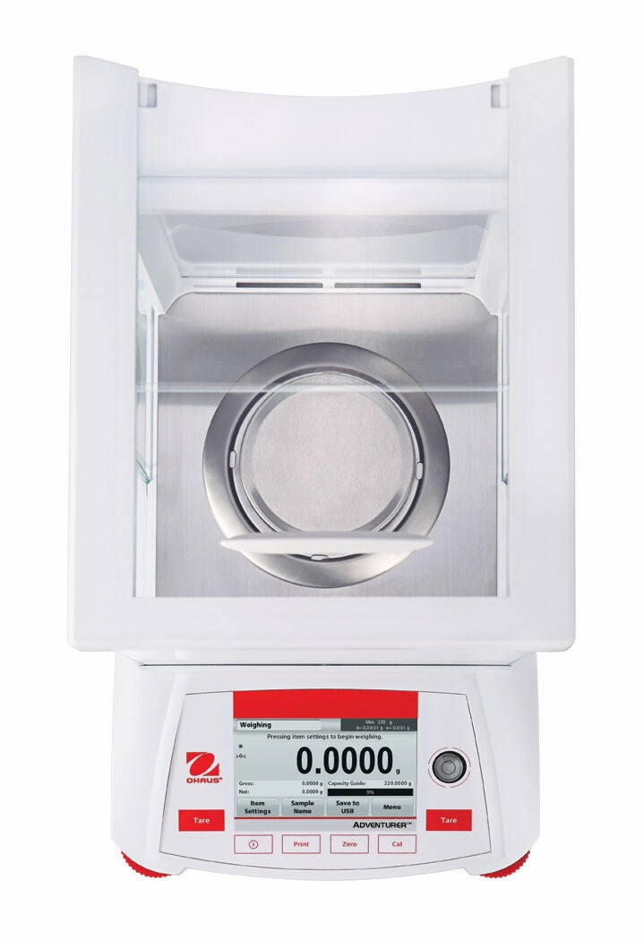 OHAUS AX224 ADVENTURER ANALYTICAL BALANCE 220g 0.0001g 0.1mg - 2 YEAR WARRANTY