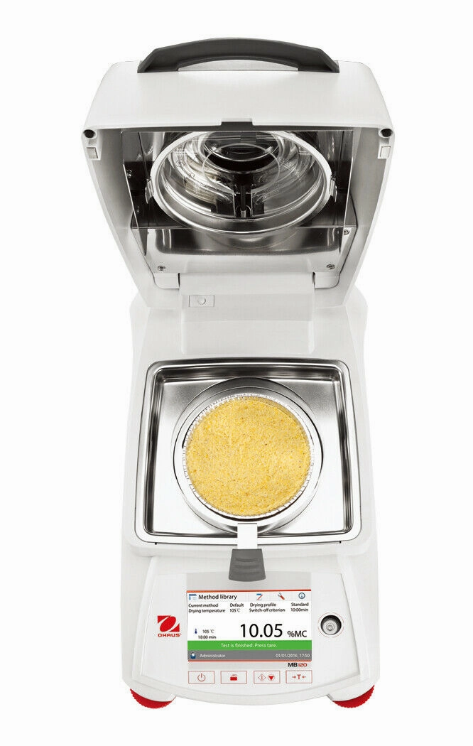 OHAUS MB120 Halogen Heating Moisture Analyzer 120g 0.001g