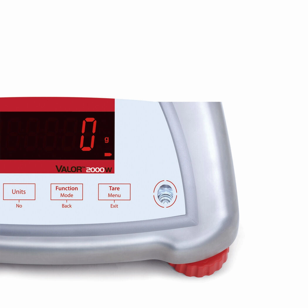 OHAUS VALOR V22XWE3T 3000g 0.5g WATER RESISTANT COMPACT FOOD SCALE 1 Y WARRANTY