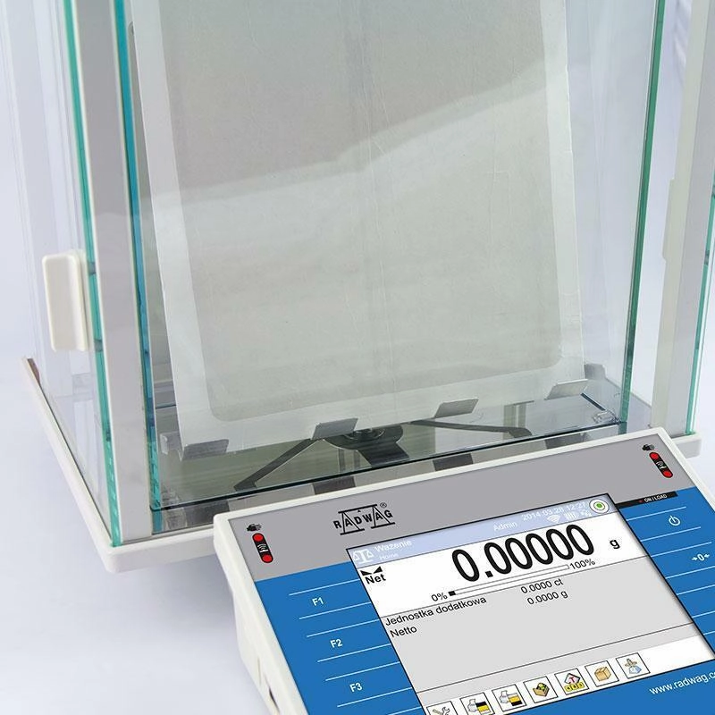 Radwag XA 52.4Y.F Professional Analytical Balance. 52 g Load Capacity. 0.01 mg Readability - 3 Years Warranty