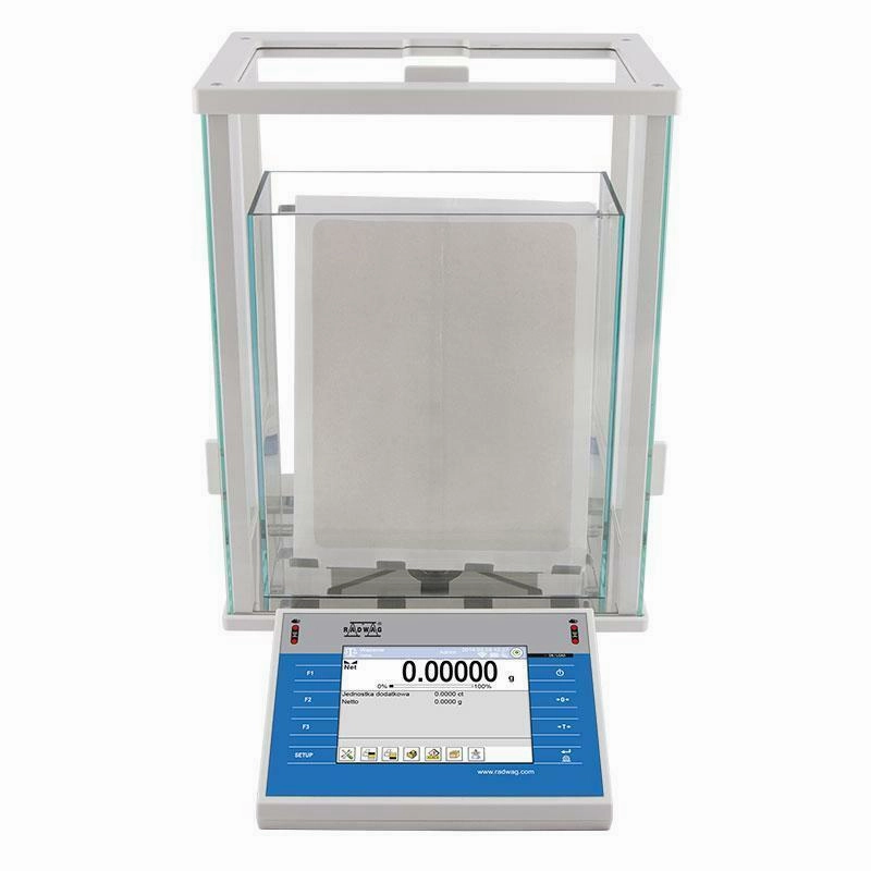 Radwag XA 52.4Y.F Professional Analytical Balance. 52 g Load Capacity. 0.01 mg Readability - 3 Years Warranty